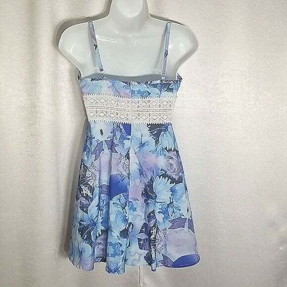 Blue Floral Sundress  - Picture 3 of 5